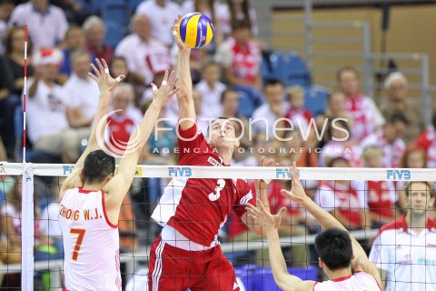  17.08.2014 KRAKOW ARENA<br />XII MEMORIAL HUBERTA JERZEGO WAGNERA<br />MECZ POLSKA - CHINY<br />N/Z DAWID KONARSKI <br /> 