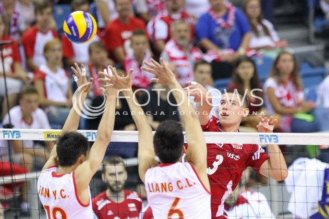  17.08.2014 KRAKOW ARENA<br />XII MEMORIAL HUBERTA JERZEGO WAGNERA<br />MECZ POLSKA - CHINY<br />N/Z DAWID KONARSKI <br /> 