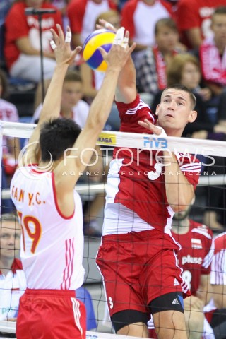  17.08.2014 KRAKOW ARENA<br />XII MEMORIAL HUBERTA JERZEGO WAGNERA<br />MECZ POLSKA - CHINY<br />N/Z DAWID KONARSKI <br /> 