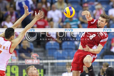 17.08.2014 KRAKOW ARENA<br />XII MEMORIAL HUBERTA JERZEGO WAGNERA<br />MECZ POLSKA - CHINY<br />N/Z ANDRZEJ WRONA <br /> 