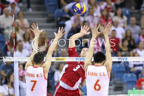  17.08.2014 KRAKOW ARENA<br />XII MEMORIAL HUBERTA JERZEGO WAGNERA<br />MECZ POLSKA - CHINY<br />N/Z DAWID KONARSKI <br /> 