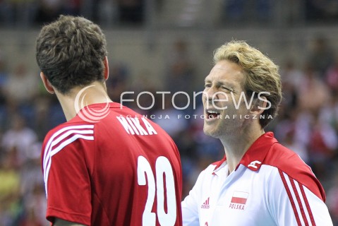 17.08.2014 KRAKOW ARENA<br />XII MEMORIAL HUBERTA JERZEGO WAGNERA<br />MECZ POLSKA - CHINY<br />N/Z STEPHANE ANTIGA - TRENER ( HEAD COACH ) MATEUSZ MIKA <br /> 