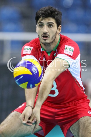  18.08.2014 KRAKOW ARENA<br />XII MEMORIAL HUBERTA JERZEGO WAGNERA<br />MECZ CHINY - BULGARIA<br />N/Z TODOR SKRIMOV SYLWETKA <br /> 