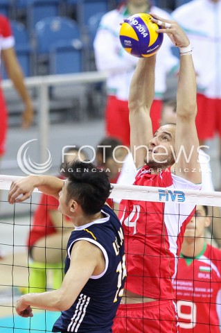  18.08.2014 KRAKOW ARENA<br />XII MEMORIAL HUBERTA JERZEGO WAGNERA<br />MECZ CHINY - BULGARIA<br />N/Z TEODOR TODOROV <br /> 