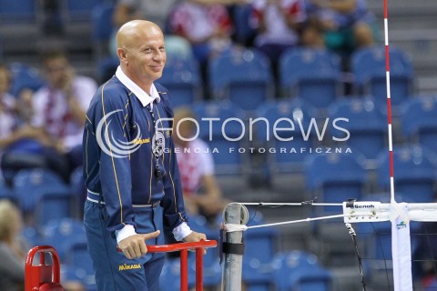  18.08.2014 KRAKOW ARENA<br />XII MEMORIAL HUBERTA JERZEGO WAGNERA<br />MECZ CHINY - BULGARIA<br />N/Z KRZYSZTOF SZMYDYNSKI SEDZIA SIATKARSKI<br /> 