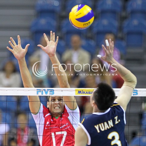  18.08.2014 KRAKOW ARENA<br />XII MEMORIAL HUBERTA JERZEGO WAGNERA<br />MECZ CHINY - BULGARIA<br />N/Z NIKOLAY PENCHEV <br /> 