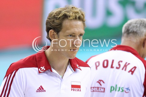  18.08.2014 KRAKOW ARENA<br />XII MEMORIAL HUBERTA JERZEGO WAGNERA<br />MECZ POLSKA - ROSJA ( MATCH POLAND - RUSSIA ) <br />N/Z STEPHANE ANTIGA - TRENER ( HEAD COACH ) <br /> 
