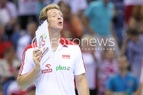  18.08.2014 KRAKOW ARENA<br />XII MEMORIAL HUBERTA JERZEGO WAGNERA<br />MECZ POLSKA - ROSJA ( MATCH POLAND - RUSSIA ) <br />N/Z STEPHANE ANTIGA - TRENER ( HEAD COACH ) SYLWETKA <br /> 