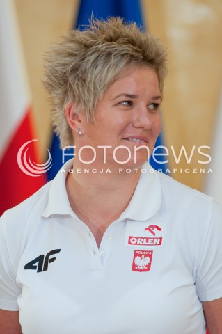  18.08.2014 WARSZAWA<br />SPOTKANIE PREMIERA Z LEKKOATLETAMI<br />N/Z ANITA WLODARCZYK<br /> 