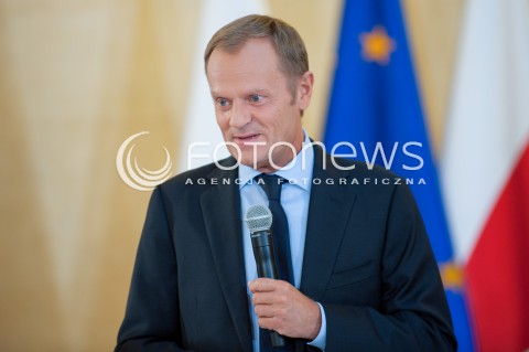  18.08.2014 WARSZAWA<br />SPOTKANIE PREMIERA Z LEKKOATLETAMI<br />N/Z PREMIER RP DONALD TUSK<br /> 
