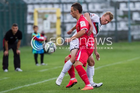  22.08.2014 LODZ PILKA NOZNA POLSKA PIERWSZA LIGA SEZON 2014/2015 FOOTBALL POLISH  WIDZEW LODZ - GKS TYCHY N/Z  MATEUSZ BUKOWIEC PIOTR MROZINSKI  