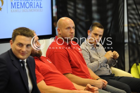  22.08.2014 WARSZAWA STADION NARODOWY<br />KONFERENCJA PRASOWA PRZED MEMORIALEM KAMILI SKOLIMOWSKIEJ<br />N/Z PIOTR MALACHOWSKI<br /> 