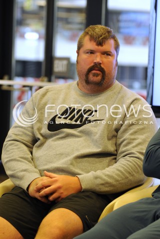  22.08.2014 WARSZAWA STADION NARODOWY<br />KONFERENCJA PRASOWA PRZED MEMORIALEM KAMILI SKOLIMOWSKIEJ<br />N/Z CHRISTIAN CANTWELL<br /> 