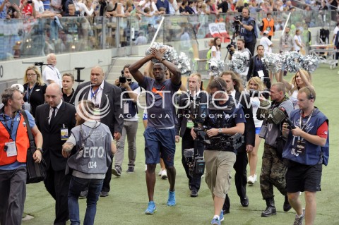  23.08.2014 WARSZAWA STADION NARODOWY <br />5 MEMORIAL KAMILI SKOLIMOWSKIEJ <br />N/Z USAIN BOLT<br /> 