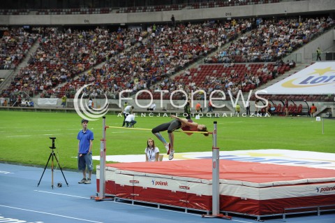  23.08.2014 WARSZAWA STADION NARODOWY <br />5 MEMORIAL KAMILI SKOLIMOWSKIEJ <br />N/Z SKOK WZWYZ - OKSANA OKUNIEWA<br /> 