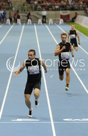  23.08.2014 WARSZAWA STADION NARODOWY <br />5 MEMORIAL KAMILI SKOLIMOWSKIEJ <br />N/Z BIEG NA 100 M MEZCZYZN - MICHAL DERUS<br /> 
