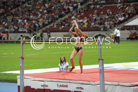  23.08.2014 WARSZAWA STADION NARODOWY <br />5 MEMORIAL KAMILI SKOLIMOWSKIEJ <br />N/Z SKOK WZWYZ - MARIA KUCHINA<br /> 