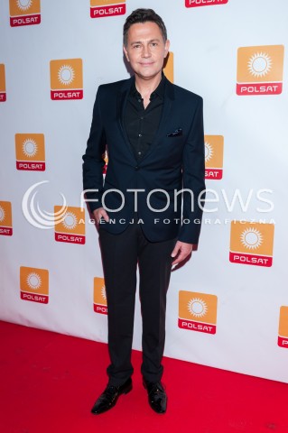  28.08.2014 WARSZAWA <br />JESIENNA RAMOWKA POLSATU - WIECZOR Z GWIAZDAMI W RESTAURACJI ENDORFINA <br />N/Z KRZYSZTOF IBISZ<br /> 