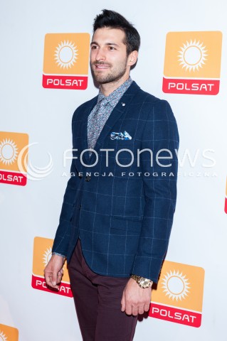  28.08.2014 WARSZAWA <br />JESIENNA RAMOWKA POLSATU - WIECZOR Z GWIAZDAMI W RESTAURACJI ENDORFINA <br />N/Z RAFAL MASLAK<br /> 