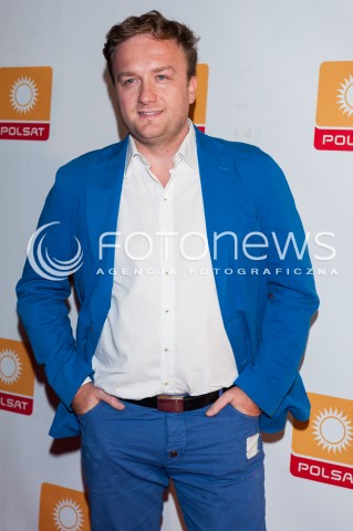  28.08.2014 WARSZAWA <br />JESIENNA RAMOWKA POLSATU - WIECZOR Z GWIAZDAMI W RESTAURACJI ENDORFINA <br />N/Z BARTEK KASPRZYKOWSKI<br /> 