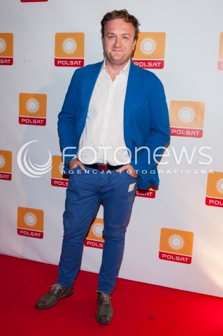  28.08.2014 WARSZAWA <br />JESIENNA RAMOWKA POLSATU - WIECZOR Z GWIAZDAMI W RESTAURACJI ENDORFINA <br />N/Z BARTEK KASPRZYKOWSKI<br /> 