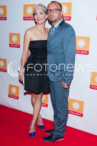  28.08.2014 WARSZAWA <br />JESIENNA RAMOWKA POLSATU - WIECZOR Z GWIAZDAMI W RESTAURACJI ENDORFINA <br />N/Z MAGDALENA STECZKOWSKA PARTNER MAZ<br /> 