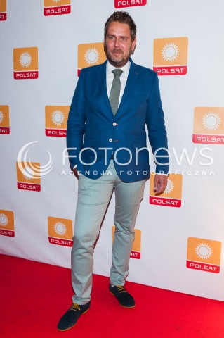  28.08.2014 WARSZAWA <br />JESIENNA RAMOWKA POLSATU - WIECZOR Z GWIAZDAMI W RESTAURACJI ENDORFINA <br />N/Z WOJCIECH AMARO<br /> 