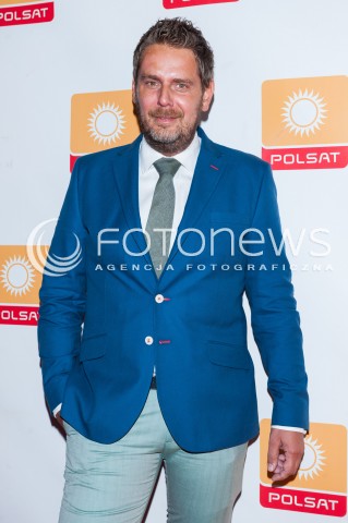  28.08.2014 WARSZAWA <br />JESIENNA RAMOWKA POLSATU - WIECZOR Z GWIAZDAMI W RESTAURACJI ENDORFINA <br />N/Z WOJCIECH AMARO<br /> 
