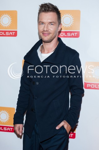  28.08.2014 WARSZAWA <br />JESIENNA RAMOWKA POLSATU - WIECZOR Z GWIAZDAMI W RESTAURACJI ENDORFINA <br />N/Z ADAM SZTABA<br /> 