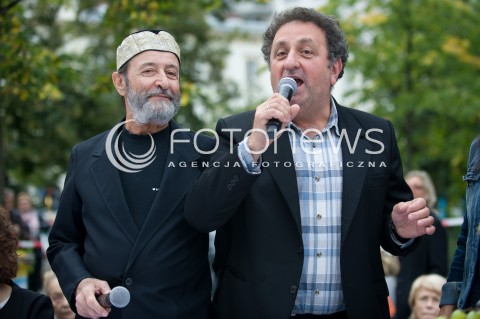  24.08.2014 WARSZAWA<br />XI FESTIWAL KULTURY ZYDOWSKIEJ WARSZAWA SINGERA<br />SZABAT SHALOM SWIATECZNY WIECZOR<br />N/Z HENRYK RAJFER GENADY ISKHAKOV<br /> 