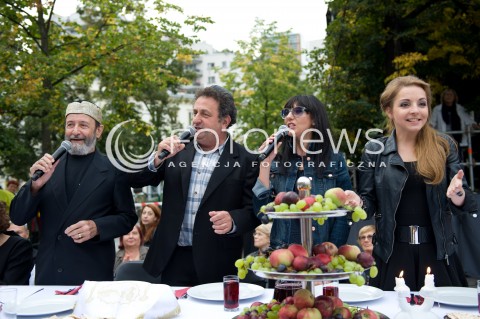  24.08.2014 WARSZAWA<br />XI FESTIWAL KULTURY ZYDOWSKIEJ WARSZAWA SINGERA<br />SZABAT SHALOM SWIATECZNY WIECZOR<br />N/Z HENRYK RAJFER<br /> 