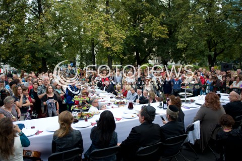  24.08.2014 WARSZAWA<br />XI FESTIWAL KULTURY ZYDOWSKIEJ WARSZAWA SINGERA<br />SZABAT SHALOM SWIATECZNY WIECZOR<br />N/Z UCZESTNICY<br /> 