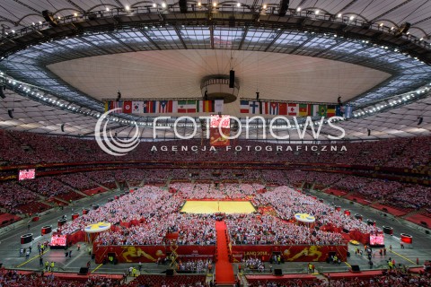  30.08.2014 WARSZAWA STADION NARODOWY<br />
MISTRZOSTWA SWIATA W PILCE SIATKOWEJ 2014<br />
FIVB MENS WORLD CHAMPIONSHIP 2014<br />
N/Z CEREMONIA OTWARCIA MISTRZOSTW SWIATA ( OPENING CEREMONY OF FIVB WORLD CHAMPIONSHIP ) WIDOK VIEW<br />
 