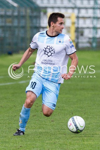  31.08.2014 LODZ PILKA NOZNA POLSKA PIERWSZA LIGA SEZON 2014/2015 FOOTBALL POLISH  WIDZEW LODZ - STOMIL OLSZTYN N/Z SYLWETKA PIOTR DARMOCHWAL  