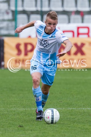  31.08.2014 LODZ PILKA NOZNA POLSKA PIERWSZA LIGA SEZON 2014/2015 FOOTBALL POLISH  WIDZEW LODZ - STOMIL OLSZTYN N/Z SYLWETKA DAWID SZYMONOWICZ   