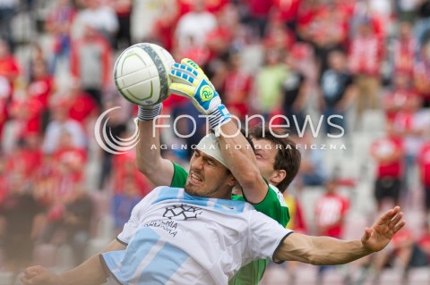  31.08.2014 LODZ PILKA NOZNA POLSKA PIERWSZA LIGA SEZON 2014/2015 FOOTBALL POLISH  WIDZEW LODZ - STOMIL OLSZTYN N/Z VITALIY BEREZOVSKYJ DINO HAMZIC   