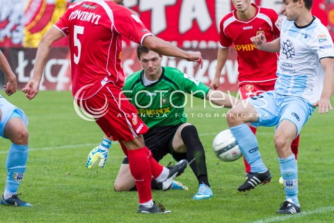  31.08.2014 LODZ PILKA NOZNA POLSKA PIERWSZA LIGA SEZON 2014/2015 FOOTBALL POLISH  WIDZEW LODZ - STOMIL OLSZTYN N/Z DINO HAMZIC  
