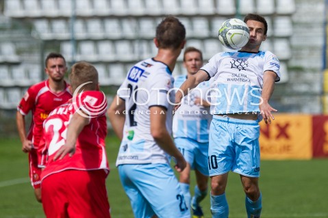  31.08.2014 LODZ PILKA NOZNA POLSKA PIERWSZA LIGA SEZON 2014/2015 FOOTBALL POLISH  WIDZEW LODZ - STOMIL OLSZTYN N/Z PIOTR DARMOCHWAL  