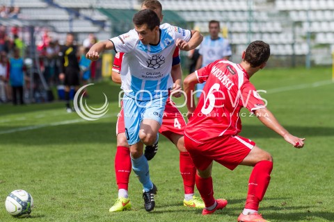  31.08.2014 LODZ PILKA NOZNA POLSKA PIERWSZA LIGA SEZON 2014/2015 FOOTBALL POLISH  WIDZEW LODZ - STOMIL OLSZTYN N/Z PIOTR DARMOCHWAL  