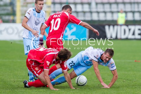  31.08.2014 LODZ PILKA NOZNA POLSKA PIERWSZA LIGA SEZON 2014/2015 FOOTBALL POLISH  WIDZEW LODZ - STOMIL OLSZTYN N/Z ROMAN MACHULENKO  
