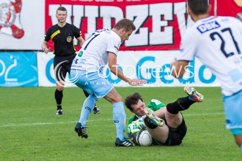  31.08.2014 LODZ PILKA NOZNA POLSKA PIERWSZA LIGA SEZON 2014/2015 FOOTBALL POLISH  WIDZEW LODZ - STOMIL OLSZTYN N/Z DINO HAMZIC  