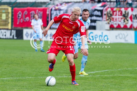  31.08.2014 LODZ PILKA NOZNA POLSKA PIERWSZA LIGA SEZON 2014/2015 FOOTBALL POLISH  WIDZEW LODZ - STOMIL OLSZTYN N/Z ADAM DUDA  