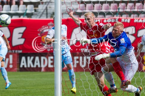  31.08.2014 LODZ PILKA NOZNA POLSKA PIERWSZA LIGA SEZON 2014/2015 FOOTBALL POLISH  WIDZEW LODZ - STOMIL OLSZTYN N/Z ADAM DUDA PIOTR SKIBA  