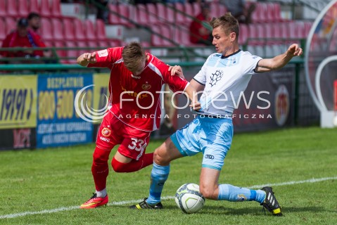  31.08.2014 LODZ PILKA NOZNA POLSKA PIERWSZA LIGA SEZON 2014/2015 FOOTBALL POLISH  WIDZEW LODZ - STOMIL OLSZTYN N/Z BARTLOMIEJ KASPRZAK PAWEL GLOWACKI  