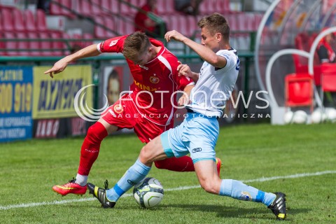  31.08.2014 LODZ PILKA NOZNA POLSKA PIERWSZA LIGA SEZON 2014/2015 FOOTBALL POLISH  WIDZEW LODZ - STOMIL OLSZTYN N/Z BARTLOMIEJ KASPRZAK PAWEL GLOWACKI  