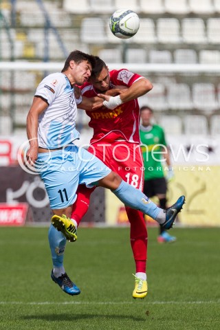  31.08.2014 LODZ PILKA NOZNA POLSKA PIERWSZA LIGA SEZON 2014/2015 FOOTBALL POLISH  WIDZEW LODZ - STOMIL OLSZTYN N/Z VOLODYMYR KOVAL KRYSTIAN NOWAK  