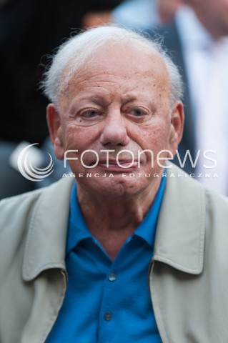  31.08.2014 WARSZAWA <br />XI FESTIWAL KULTURY ZYDOWSKIEJ WARSZAWA SINGERA <br />N/Z ZYGMUNT ROLAT OCALAL Z HOLOCAUSTU<br /> 