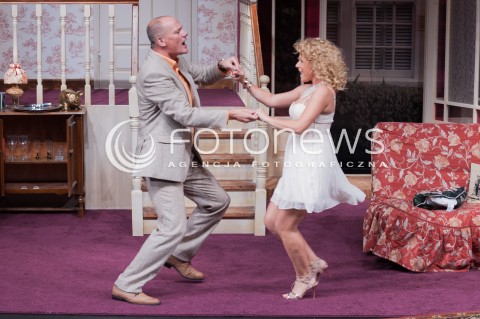  03.09.2014 WARSZAWA TEATR CAPITOL<br />PROBA MEDIALNA KIEDY KOTA NIE MA<br />N/Z PIOTR ZELT ANETA ZAJAC<br /> 