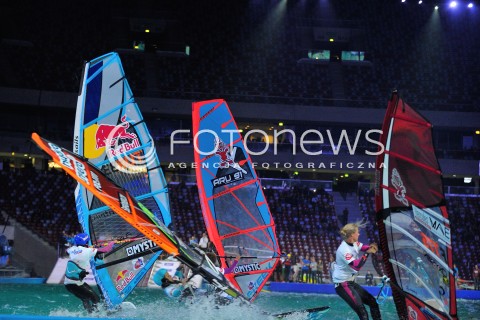  05.09.2014 WARSZAWA STADION NARODOWY<br />HALOWY PUCHAR SWIATA W WINDSURFINGU<br />N/Z ZAWODNIK<br /> 