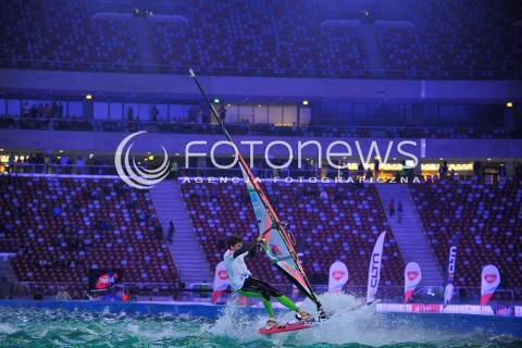  05.09.2014 WARSZAWA STADION NARODOWY<br />HALOWY PUCHAR SWIATA W WINDSURFINGU<br />N/Z ZAWODNIK<br /> 